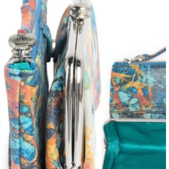 HOBO INTERNATIONAL SUMMERTIME ABSTRACT WALLET - NWT - Picture 9 of 15